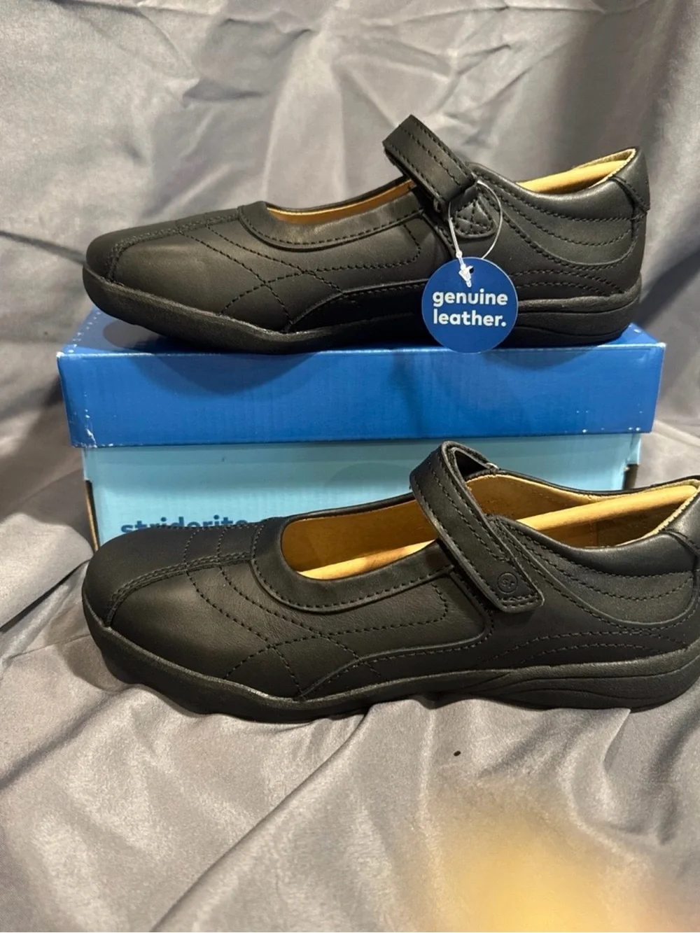 Stride Rite Black Mary Jane School Shoe